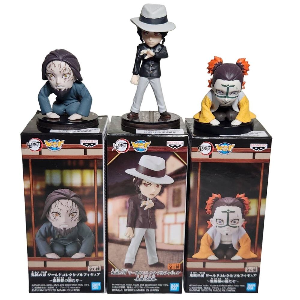 Demon Slayer Kimetsu No Yaiba Mini Figures Lot of 3 New (Open Box)